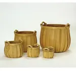Basket | "Poire" Cedar | Round