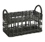 Basket | Handle Rectangular | Graphite