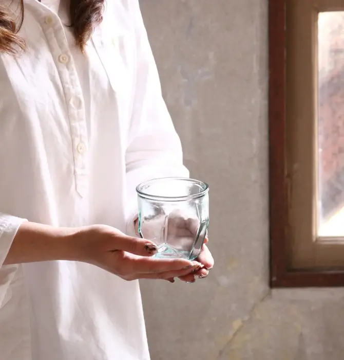 Vase | Valencia Recycled Glass | Origami