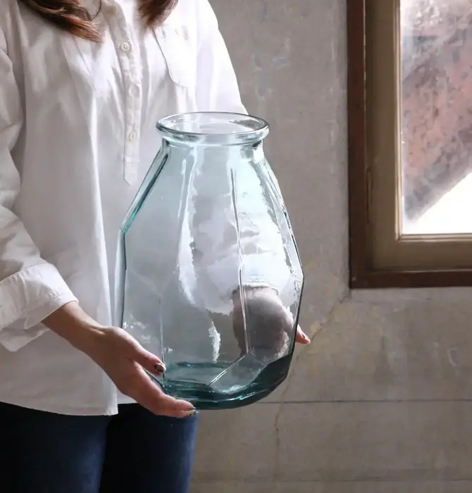 Vase | Valencia Recycled Glass | Origami