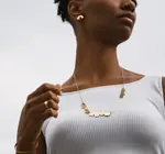 Earrings | Arc Studs | 24KGP