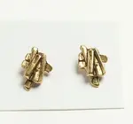 Earrings | Bar Stack Studs | 24KGP