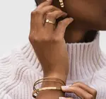 Earrings | Wave Studs | 24KGP