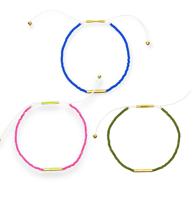 Anklet | "Irena" | Japanese Glass Beads