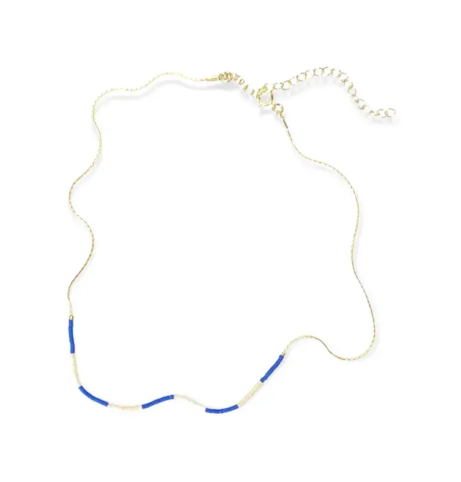 Necklace | "Kaleid" 14K Gold Filled | Japanese Glass Beads