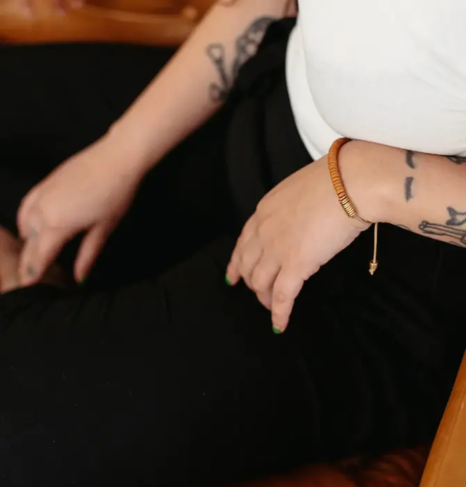 Bracelet | "Shirin" | Greek Ceramic Beads