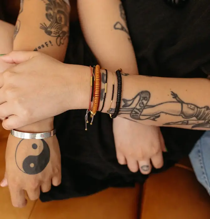 Bracelet | "Shirin" | Greek Ceramic Beads