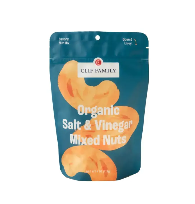 Snack | Cashews & Almonds Mixed Nuts | Organic | Salt & Vinegar