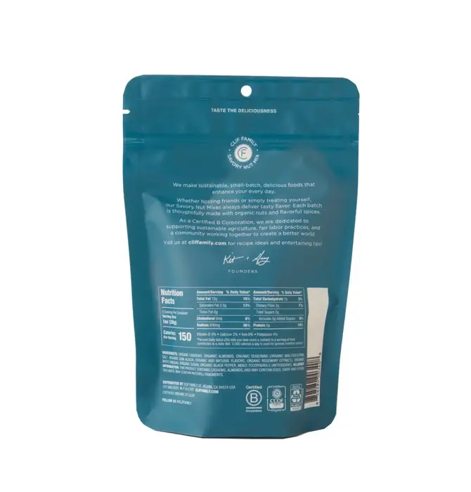Snack | Cashews & Almonds Mixed Nuts | Organic | Salt & Vinegar