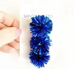 Hair Clip | Party Pom | Blue