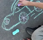Sidewalk Chalk | "Wee" | Cars Vroooom Vroooom