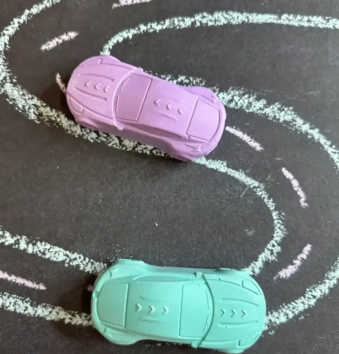 Sidewalk Chalk | "Wee" | Cars Vroooom Vroooom