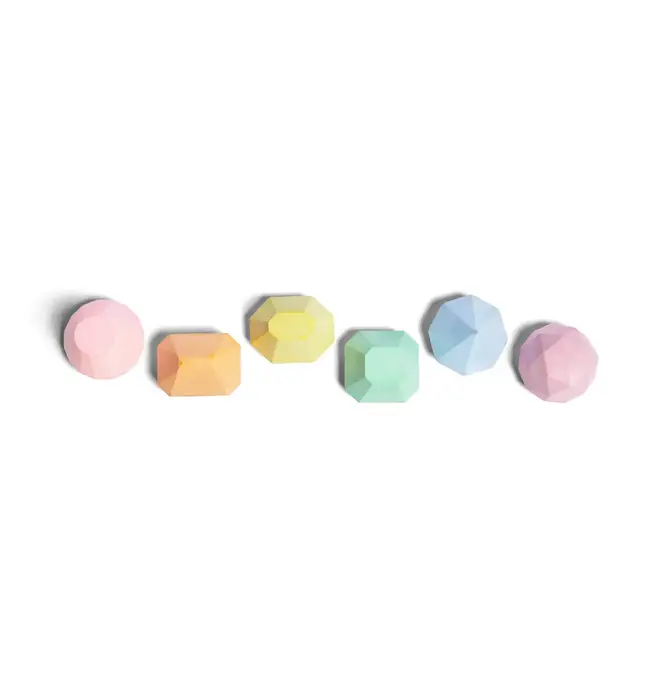 Sidewalk Chalk | Gemstones | Set of 12