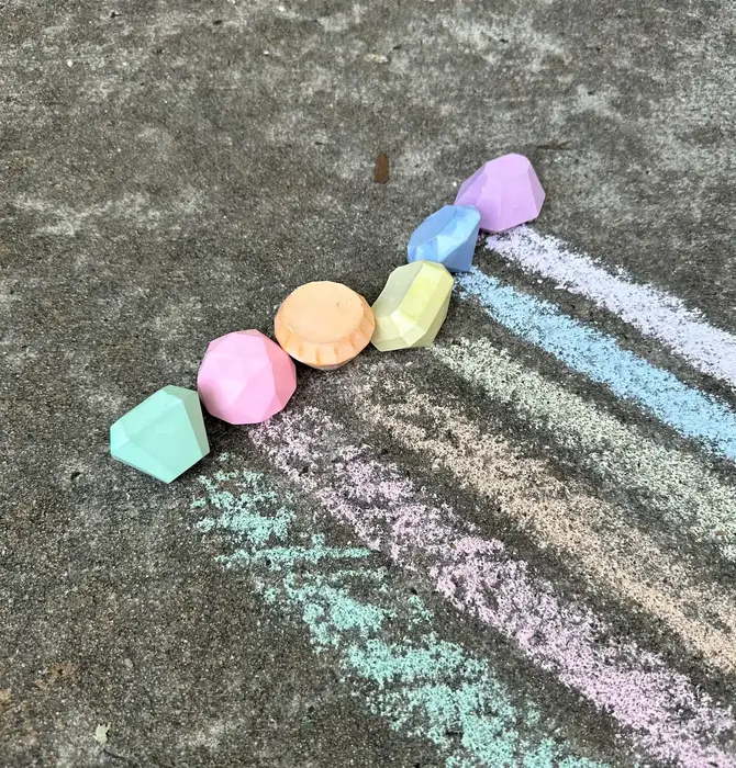 Sidewalk Chalk | Gemstones | Set of 12