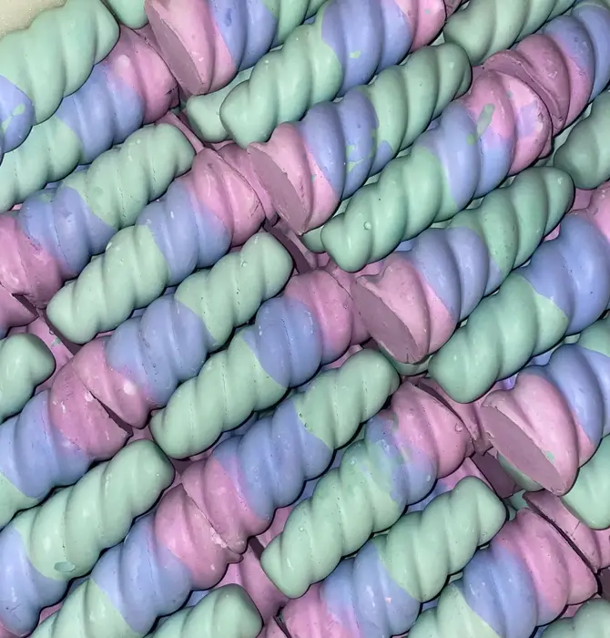 Sidewalk Chalk | Unicorn Rainbow Horns | Set of 3