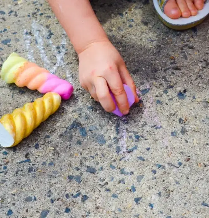 Sidewalk Chalk | Unicorn Rainbow Horns | Set of 3