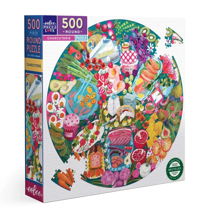 Puzzle | 500-Piece Round  | Charcuterie