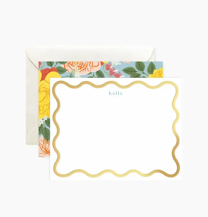 Notecards | Set of 4 | Hello/Nostalgic Florals