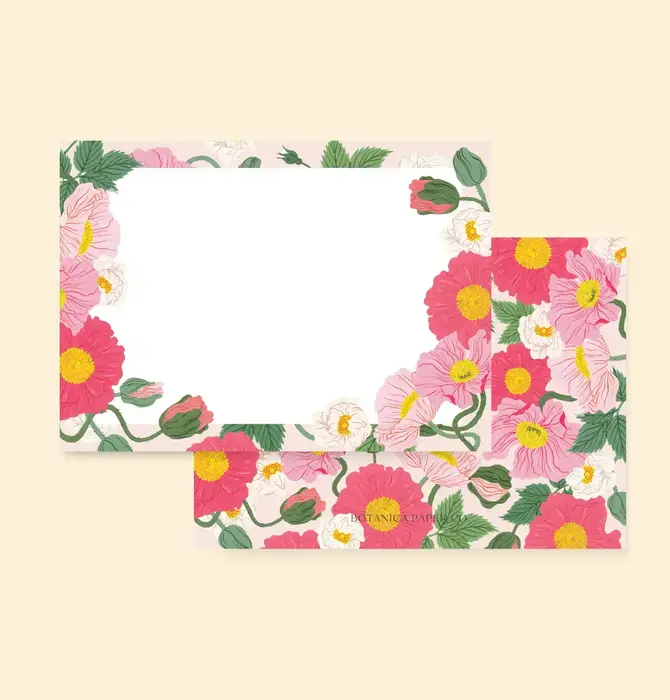 Notecards | Set of 4 | Poppies