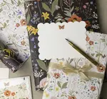 Notecards | Set of 4 | Wildflowers/White