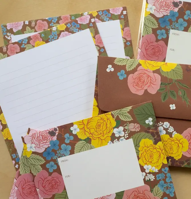 Envelopes | Set of 15 | Rose Garden