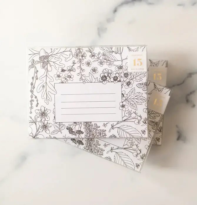 Envelopes | Set of 15 | Tree Blooms
