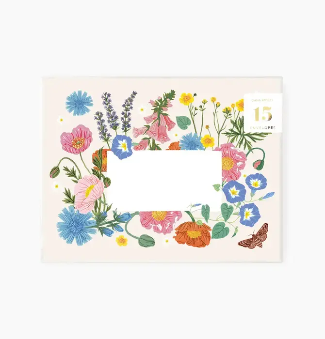 Envelopes | Set of 15 | Prairie Flowers
