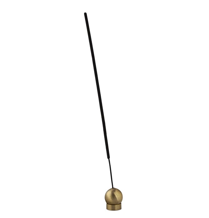 Incense Holder | Sphere | Matte Brass