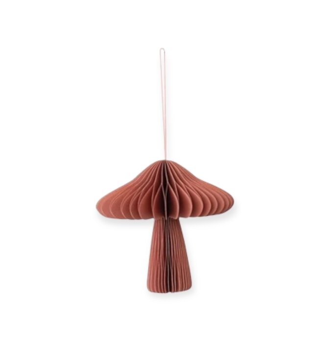 Ornament | Paper Honeycomb Mushroom