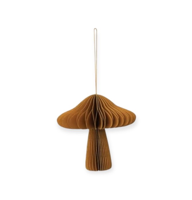 Ornament | Paper Honeycomb Mushroom (4 Colors)