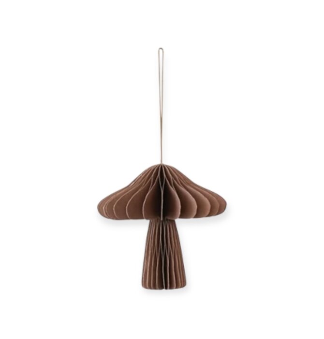 Ornament | Paper Honeycomb Mushroom (4 Colors)