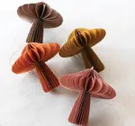 Ornament | Paper Honeycomb Mushroom (4 Colors)