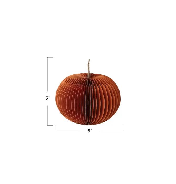 Decor | Paper Honeycomb Pumpkin