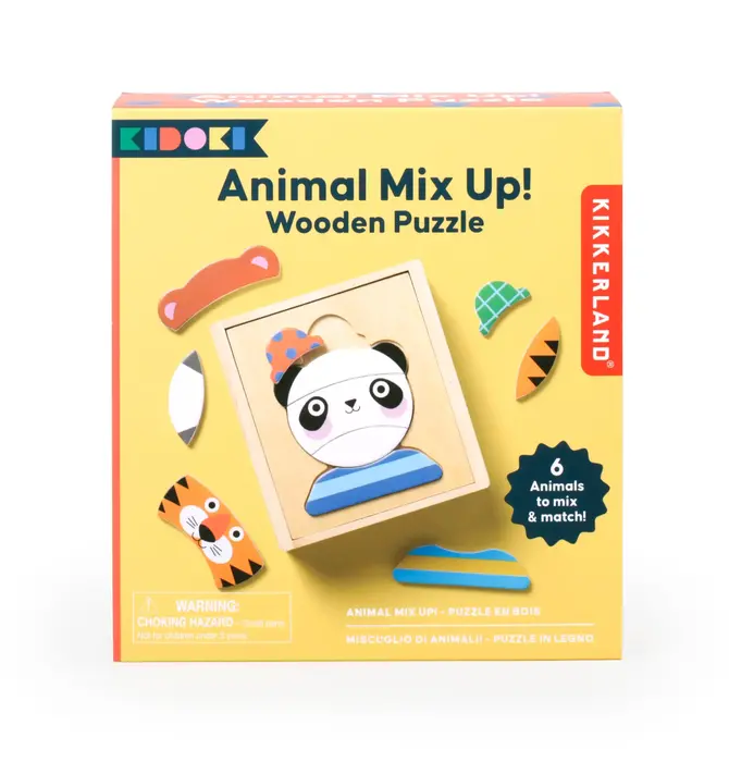 Toy | Wooden Puzzle | Animal Mix Up!