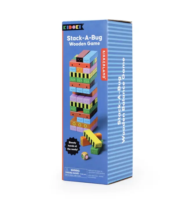 Game | Wooden Blocks | Stack-A-Bug