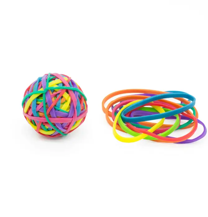 x-Rubber Bands | Rainbow | Set of 48