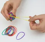 x-Rubber Bands | Rainbow | Set of 48