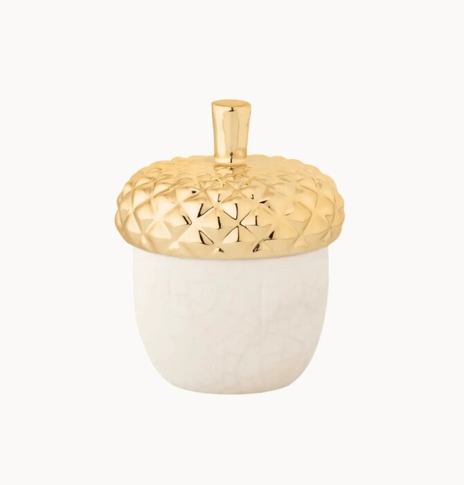 Candle | Ceramic  Acorn | Autumn Chestnut