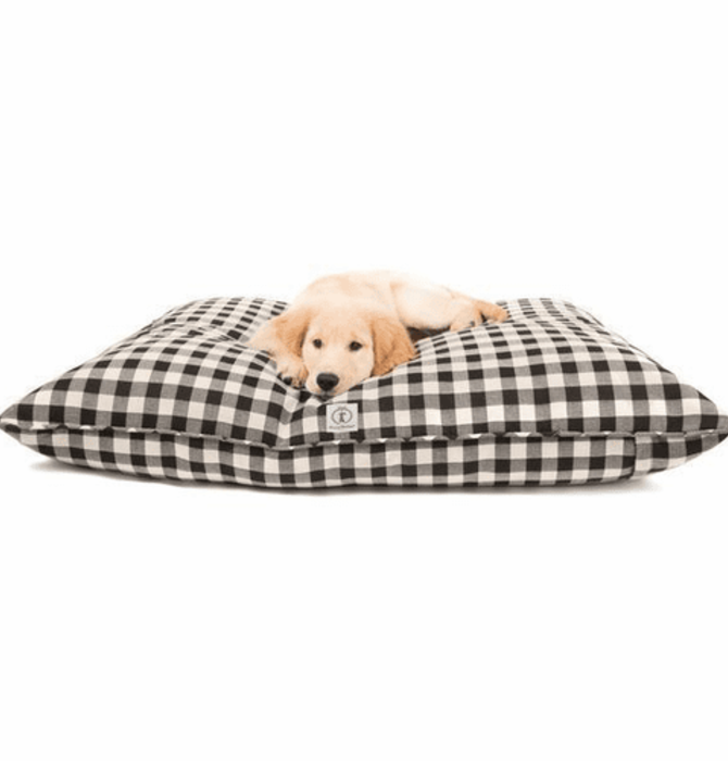 Dog Bed | Black Buffalo Check | Small