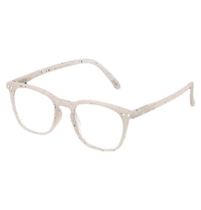 Glasses Readers | #E Trapezoid | Ceramic Beige