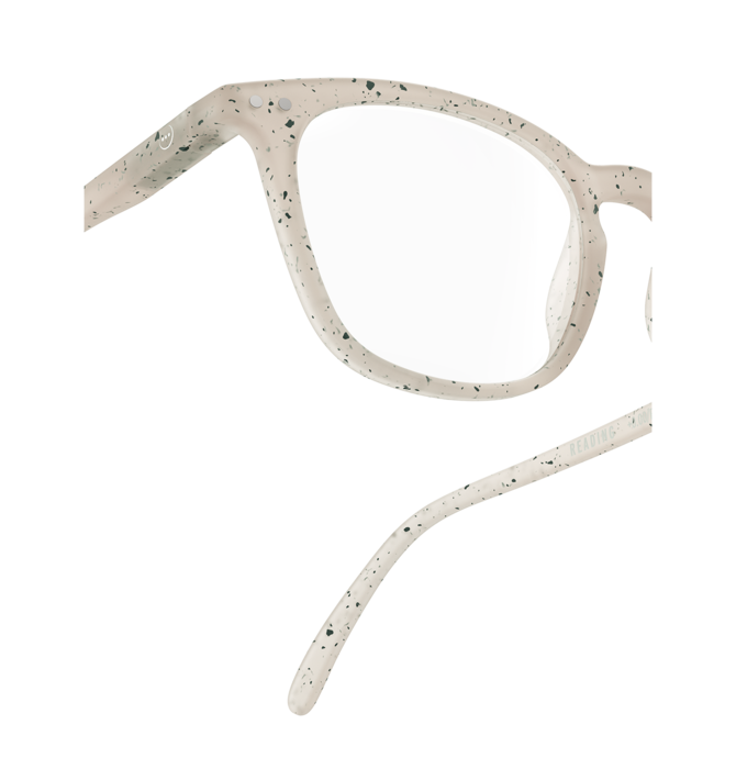Glasses Readers | #E Trapezoid | Ceramic Beige