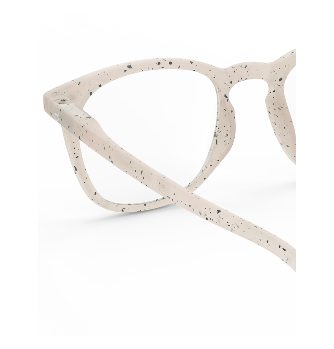 Glasses Readers | #E Trapezoid | Ceramic Beige