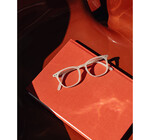 Glasses Readers | #E Trapezoid | Ceramic Beige