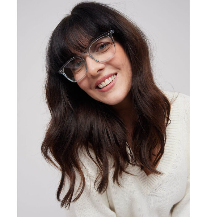 Glasses Readers | #E Trapezoid | Ceramic Beige