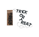 Banner | "Trick or Treat" | Black Paper