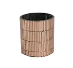 Tealight Holder | Mosaic Glass | Antique Pink