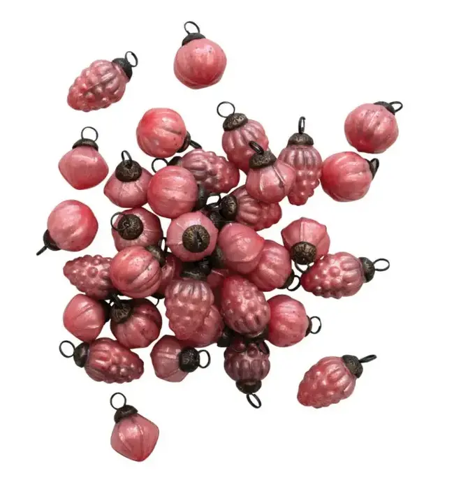 Ornament Set | Mercury Glass | Holiday Shapes