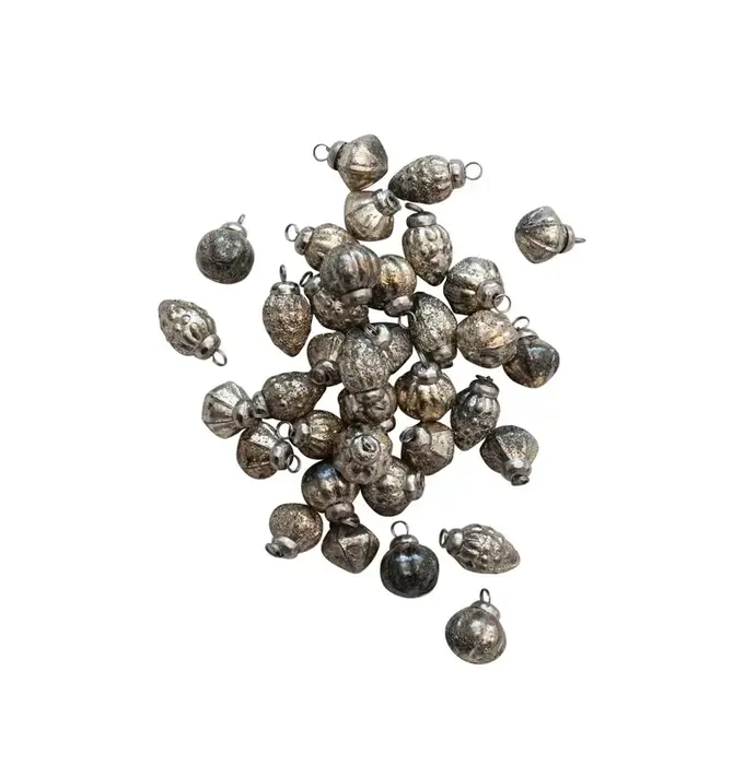 Ornament Set | Mercury Glass | Holiday Shapes