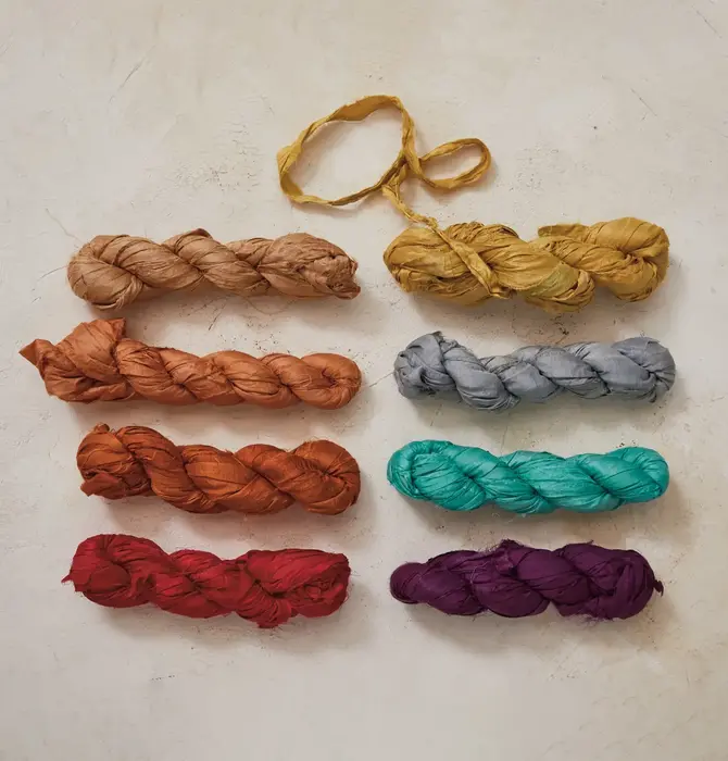 Ribbon | Recycled Torn Silk