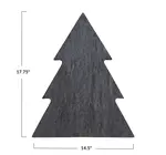 Serving + Cutting Board | Tree Shape | Mango Wood | Black
